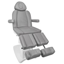 Fotel kosmetyczny do pedicure elektryczny Azzurro 708AS 3 silniki szary