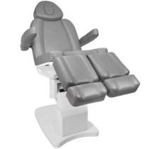 Fotel kosmetyczny do pedicure elektryczny Azzurro 708AS 3 silniki szary