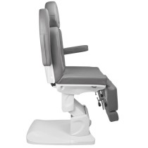 Fotel kosmetyczny do pedicure elektryczny Azzurro 708AS 3 silniki szary