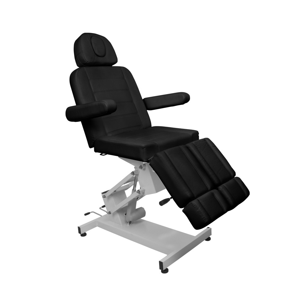 Fotel kosmetyczny do pedicure elektryczny Azzurro 706 1 silnik czarny
