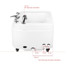 Brodzik Azzurro do pedicure z hydromasażem A023