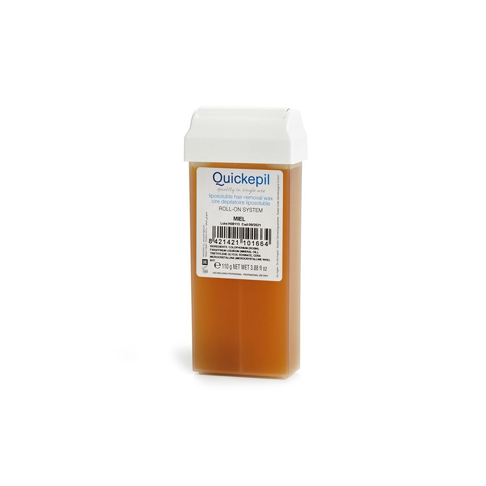 Quickepil wosk do depilacji rolka mel natural 110 g 