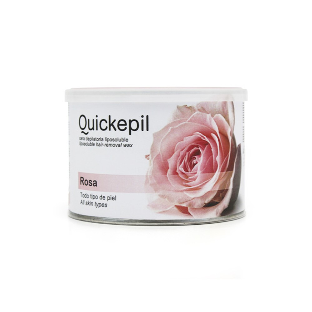 Quickepil wosk do depilacji puszka różany 400 ml 