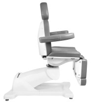 Fotel kosmetyczny do pedicure elektryczny obrotowy Azzurro 869AS 5 silników szary