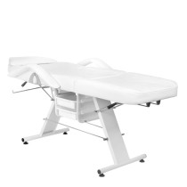 Fotel kosmetyczny Basic 202 z kuwetami biały 