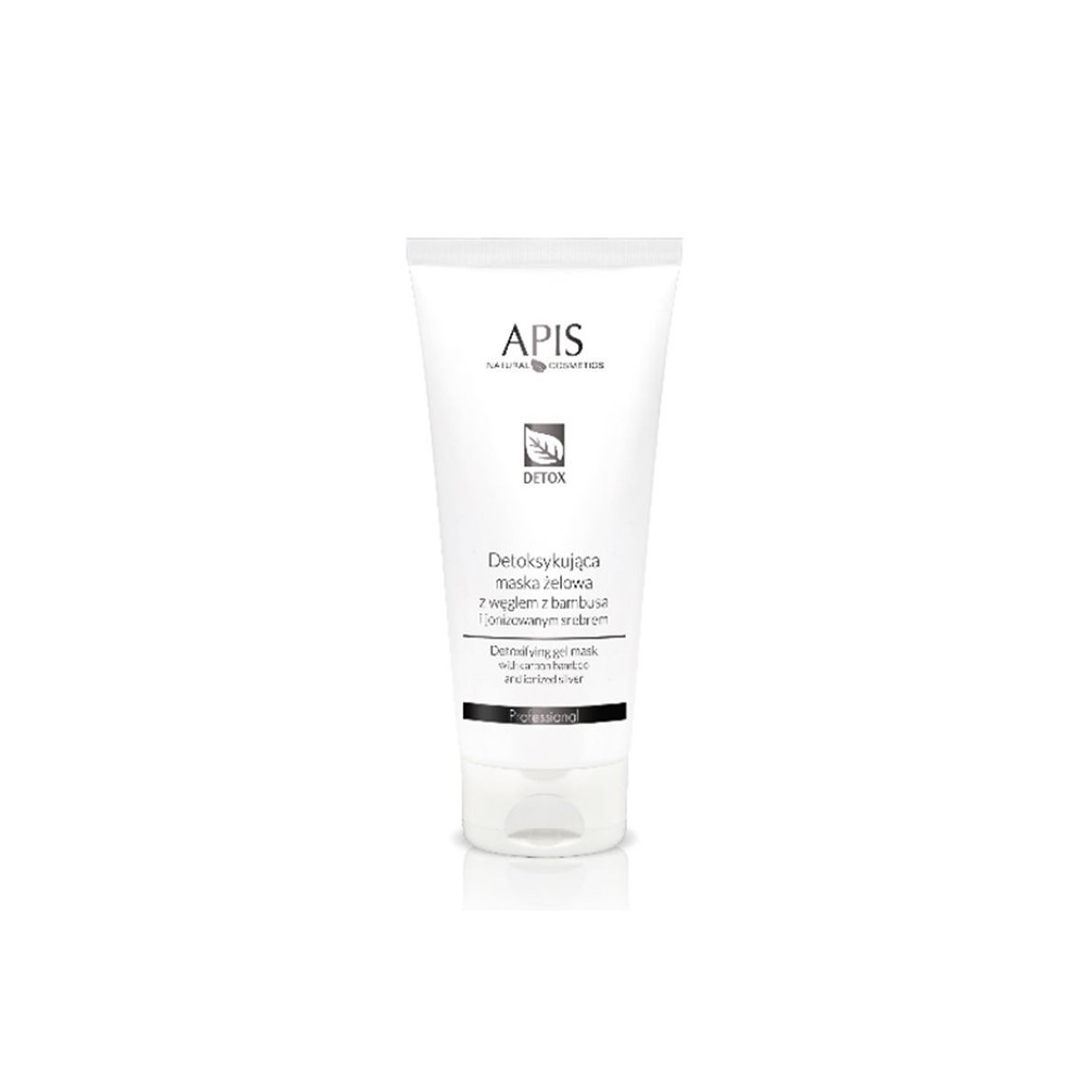 Apis detoksykująca maska żelowa z węglem z bambusa i jonizowanym srebrem 200 ml