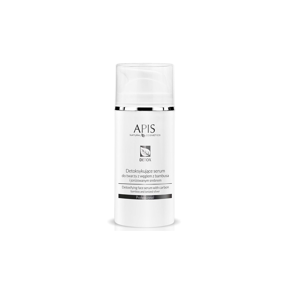 Apis detoksykujące serum do twarzy z węglem z bambusa i jonizowanym srebrem 100 ml
