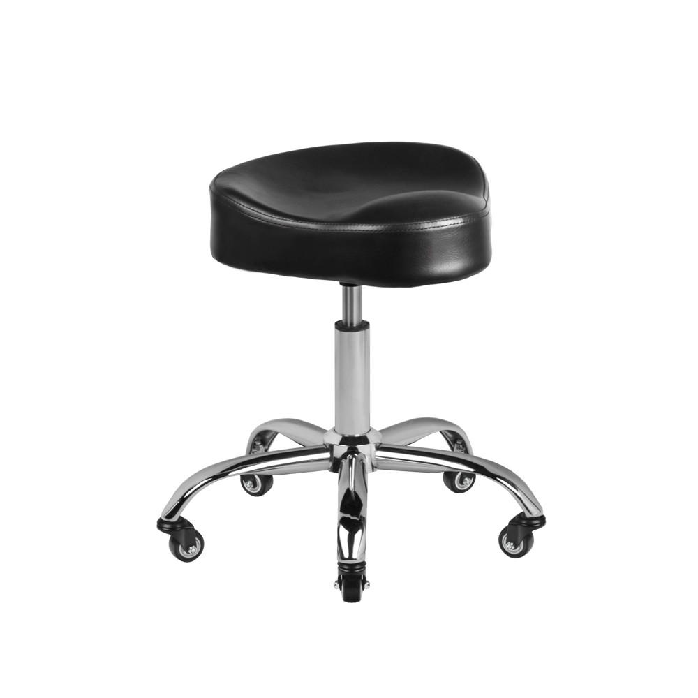 Taboret fryzjerski Gabbiano A450 czarny