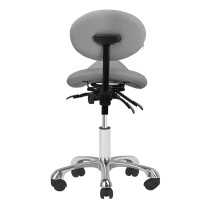 Taboret kosmetyczny 1025 szary Giovanni 