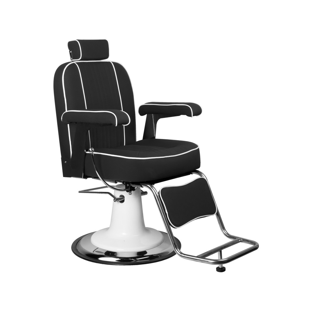 Fotel barberski Gabbiano Amadeo czarny