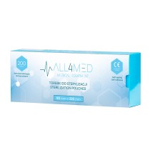 All4med torebki do sterylizacji w autoklawie 90 mm x 230 mm 200 szt.