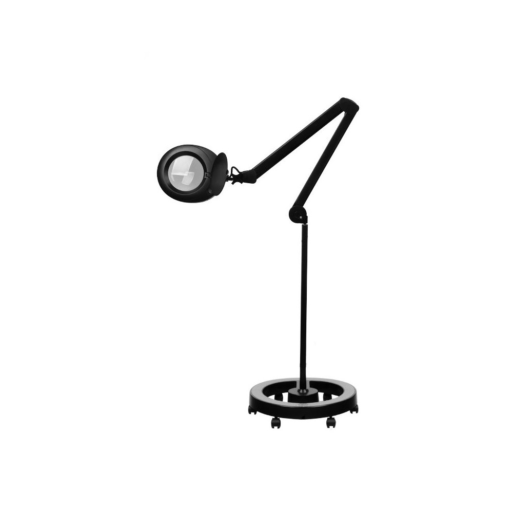 Lampa lupa Elegante 6025 60 led smd 5d black ze statywem