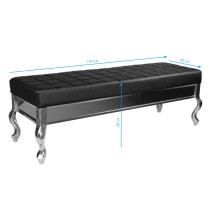 Sofa do poczekalni Gabbiano F011 czarna