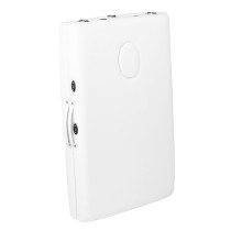 Stół składany do masażu aluminiowy komfort Activ Fizjo 2 segmentowe white 