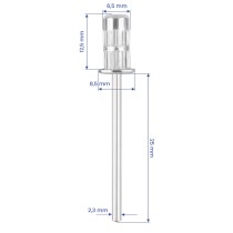 Nośnik stalowy mały nr 4 tulejka
