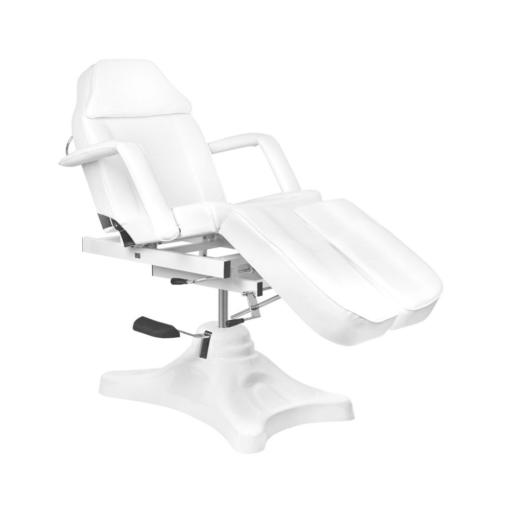 Fotel kosmetyczny hyd. A 234C pedi biały 