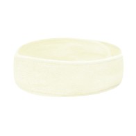 Opaska frotte kremowa