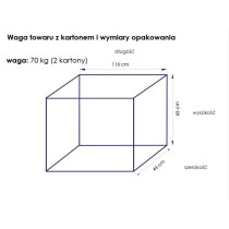 Fotel kosmetyczny hyd. A 210C pedi biały
