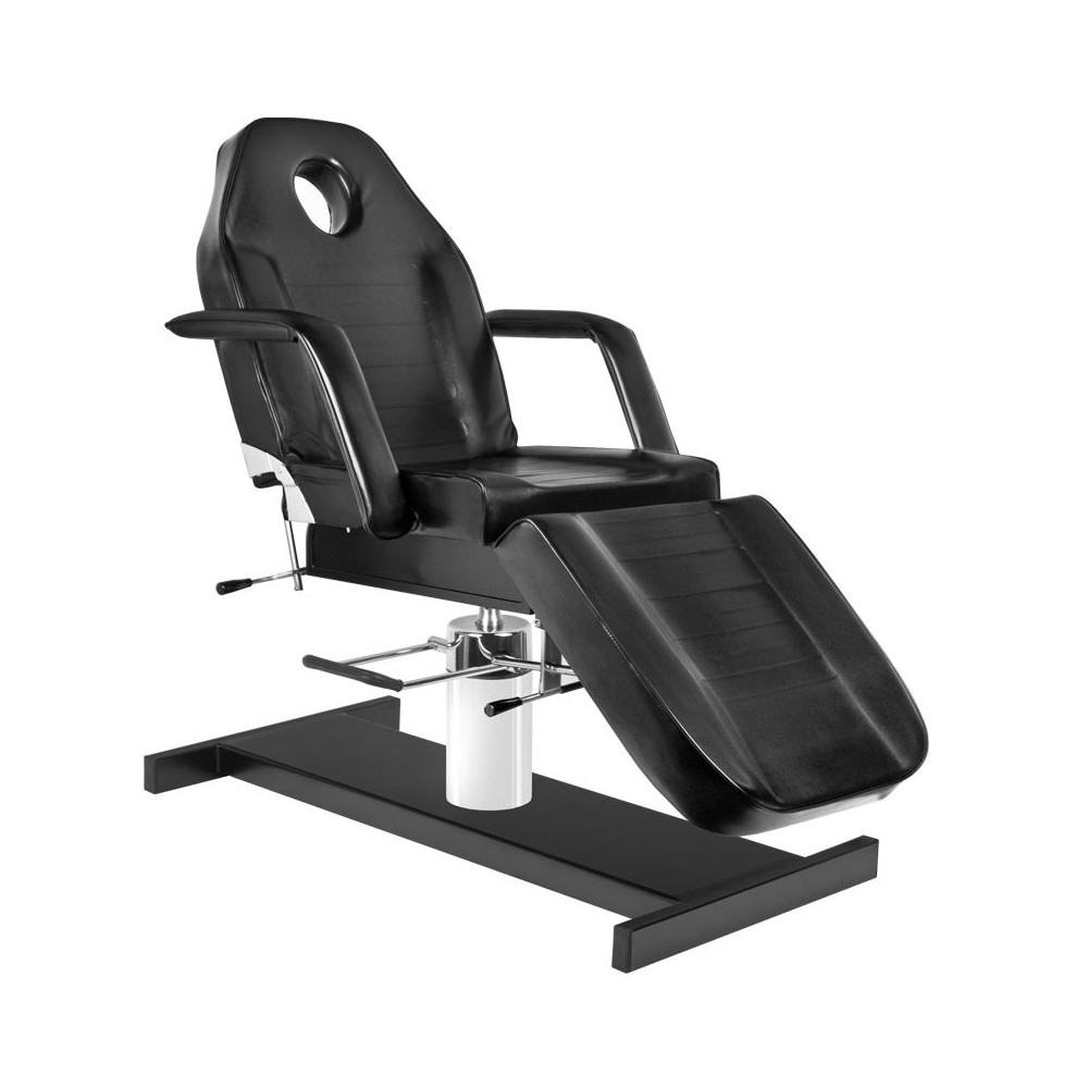 Fotel kosmetyczny hyd. A 210 czarny