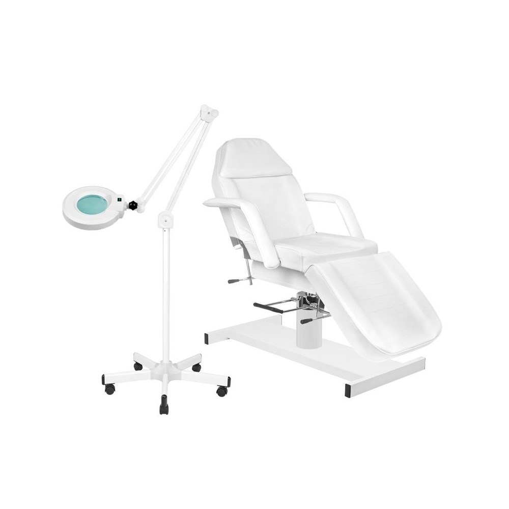 Zestaw fotel 210 + lampa lupa led S5
