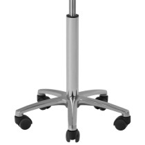 Taboret kosmetyczno-fryzjerski Gabbiano 001B wysoki czarny