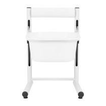 Brodzik do pedicure z regulowaną wysokością biały