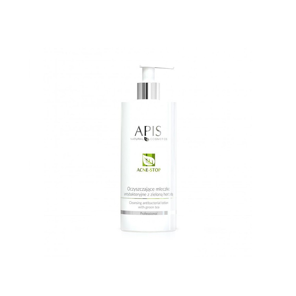 Apis acne-stop oczyszczające mleczko antybakt. z zieloną herbatą 500 ml