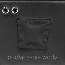 Myjnia fryzjerska Hair System HSB07 czarna