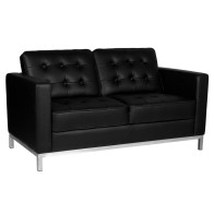 Sofa do poczekalni Gabbiano BM18019 czarna