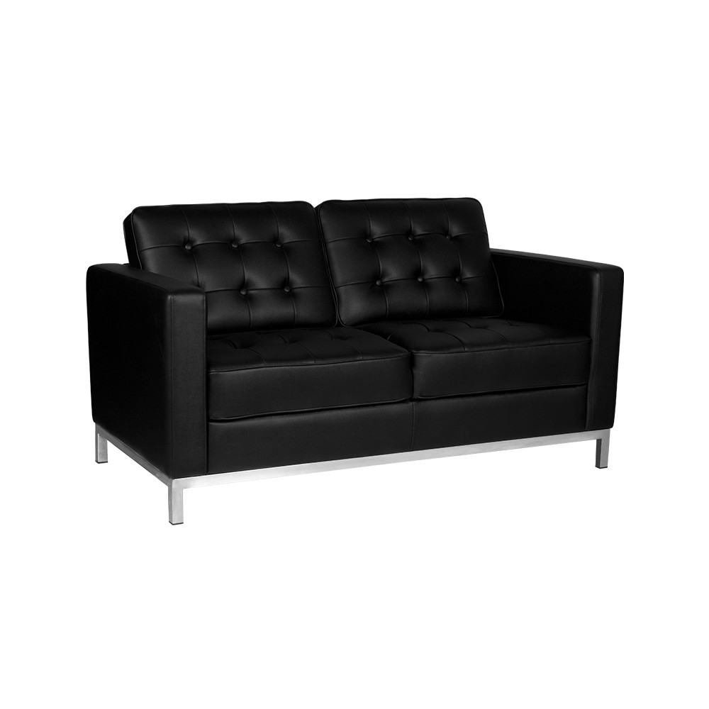 Sofa do poczekalni Gabbiano BM18019 czarna