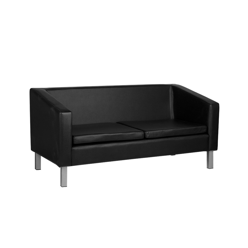 Sofa do poczekalni Gabbiano BM18003 czarna