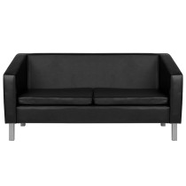 Sofa do poczekalni Gabbiano BM18003 czarna