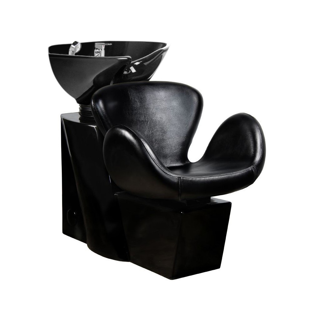 Myjnia fryzjerska Gabbiano Amsterdam czarna z czarną misą