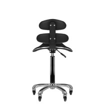 Taboret kosmetyczny roll speed AM-880 czarny wysoki 