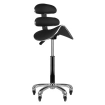 Taboret kosmetyczny roll speed AM-880 czarny wysoki 
