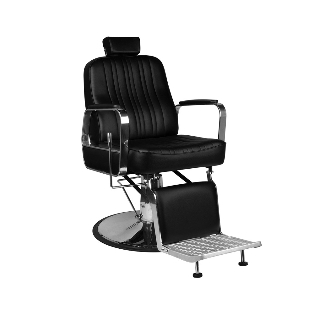 Fotel barberski Gabbiano Patrizio czarny