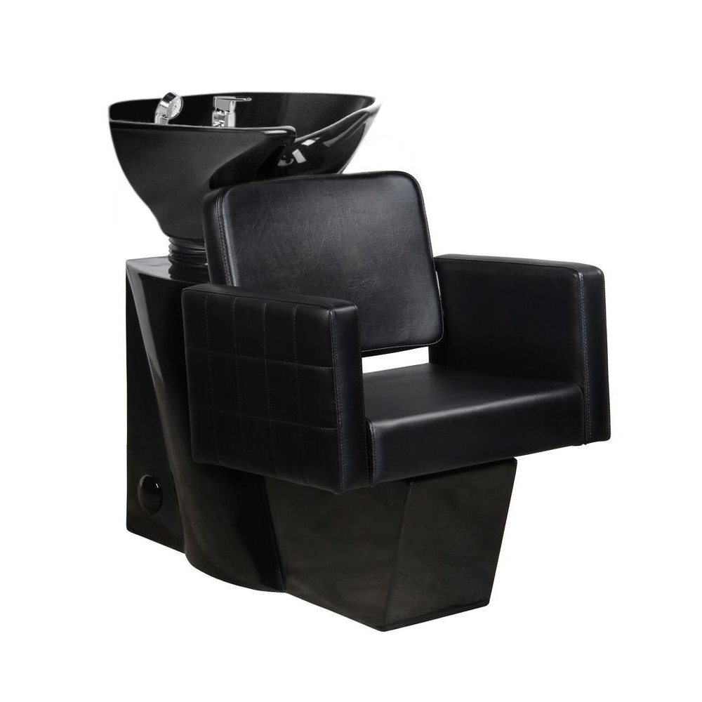 Myjnia fryzjerska Gabbiano Ankara czarna z czarną misą