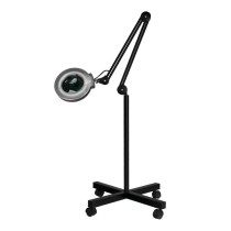 Lampa lupa S4 + statyw czarna 