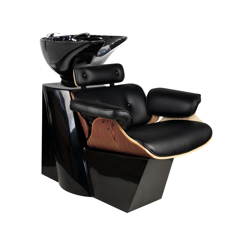 Myjnia fryzjerska Gabbiano Florencja czarno-orzechowa