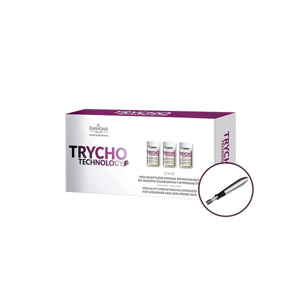 Farmona trycho technology specjalistyczne ampułki wzmacniające do włosów osłabionych i wypadających 10 x 5 ml