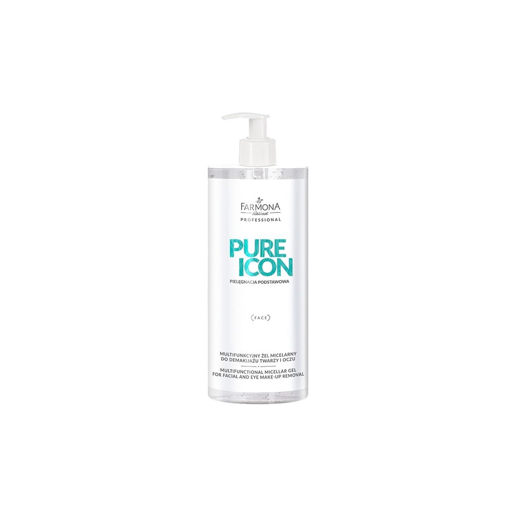Farmona pure icon multifunkcyjny żel miceralny do demakijażu twarzy i oczu 500 ml