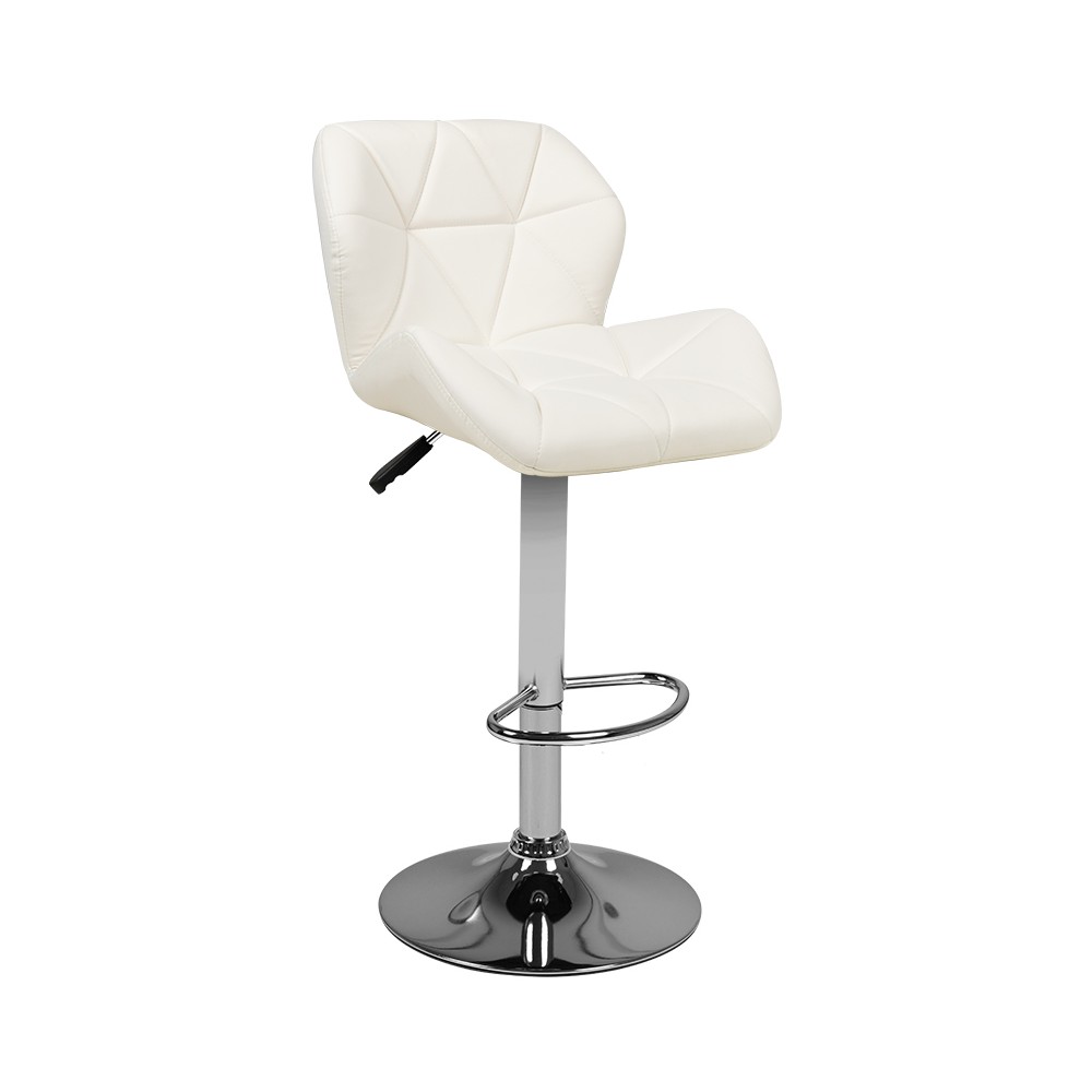 Hoker barowy M01 pikowany regulowany biały