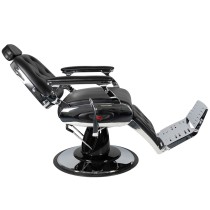 Fotel barberski Gabbiano Pietro czarny
