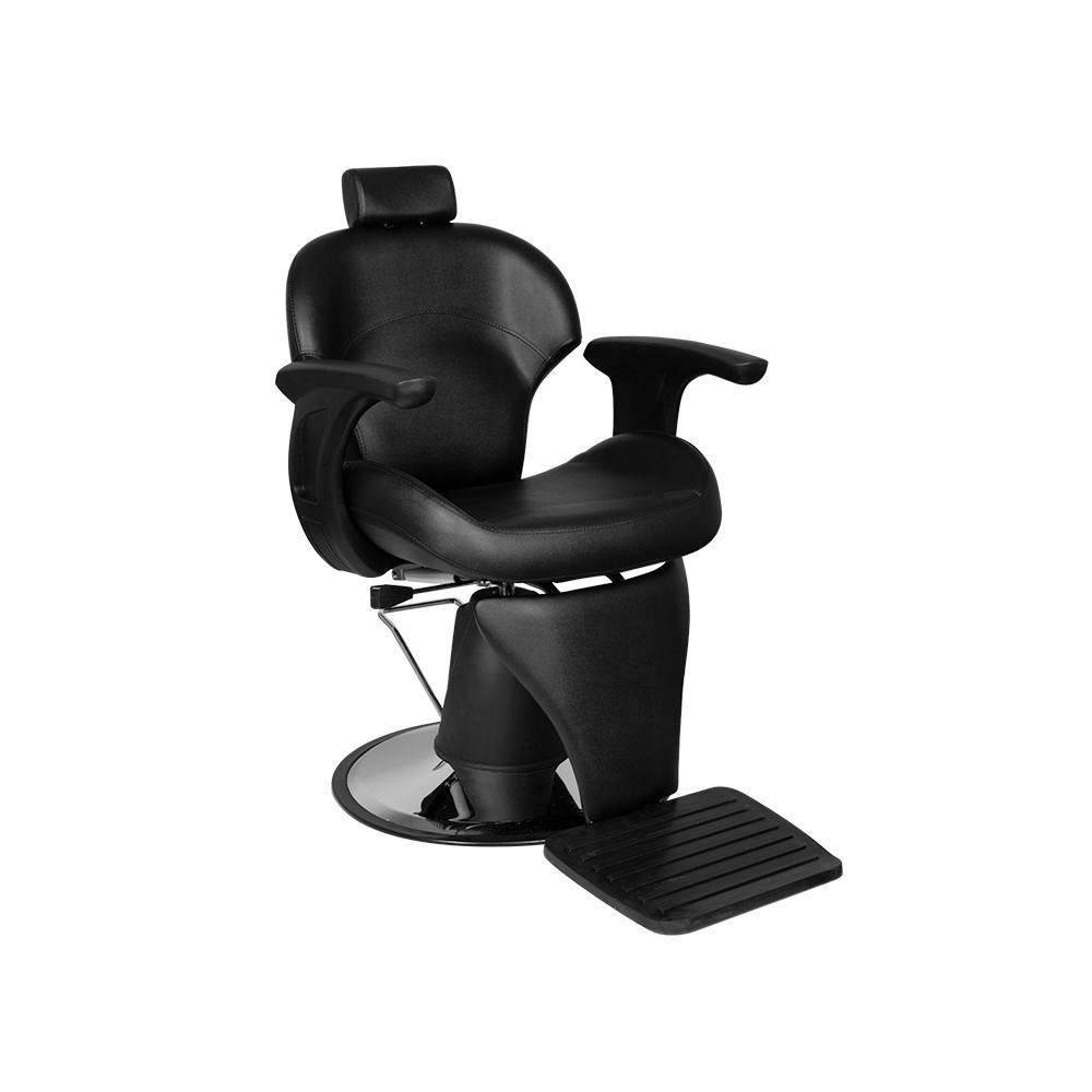 Fotel barberski Gabbiano Igor czarny