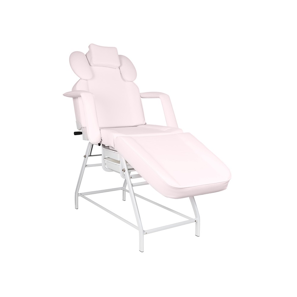 Fotel zabiegowy do rzęs Ivette różowy