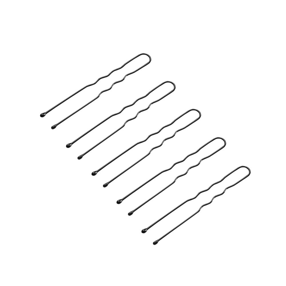 Kokówki fryzjerskie do włosów E-65 300 szt. 5 cm czarne