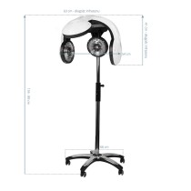 Infrazon fryzjerski stojący Gabbiano 938 biały