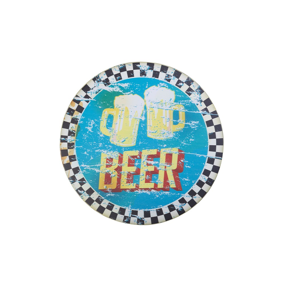 Tablica ozdobna okrągła piwo