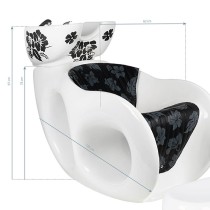 Myjnia fryzjerska Gabbiano Malwa biała