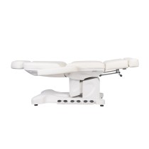 Fotel kosmetyczny do pedicure elektryczny Azzurro 708BS Exclusive Pro 3 silniki z podgrzewaniem biały